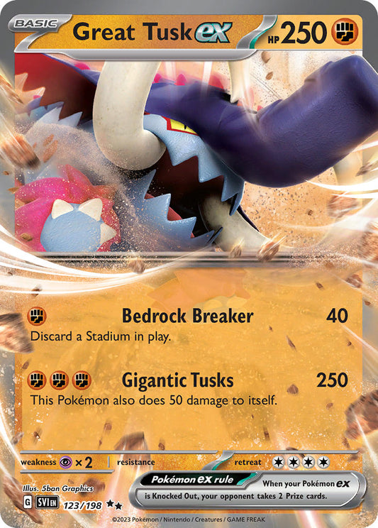 Great Tusk ex  - SVI 123/198 (Holofoil)