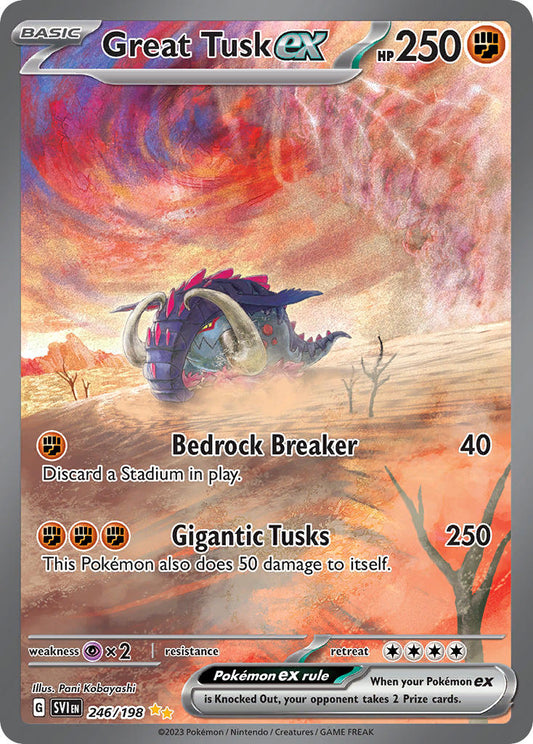 Great Tusk ex  - SVI 246/198 (Holofoil)