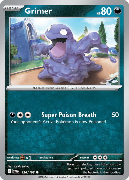 Grimer - SVI 126/198 (Reverse Holofoil)