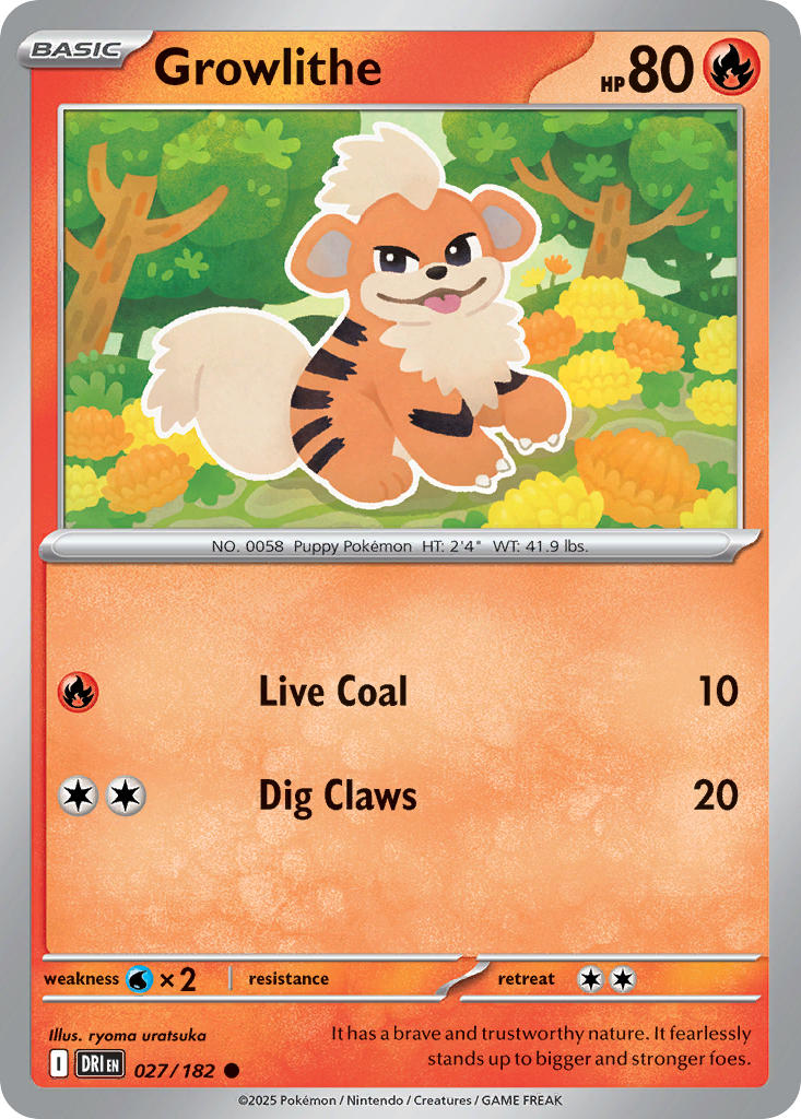 Growlithe - DRI 027/182
