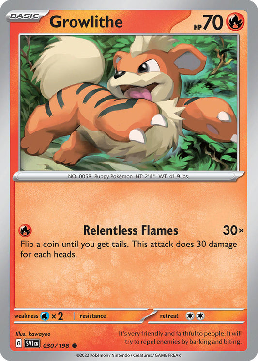 Growlithe  - SVI 030/198