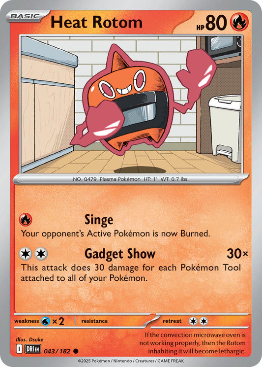 Heat Rotom - DRI 043/182 (Reverse Holofoil)