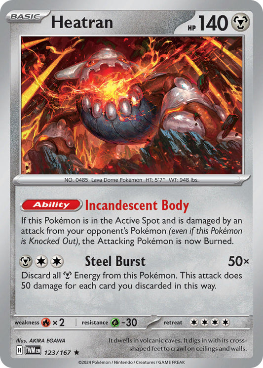 Heatran - TWM 123/167 (Holofoil)