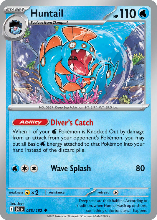 Huntail - DRI 055/182 (Reverse Holofoil)