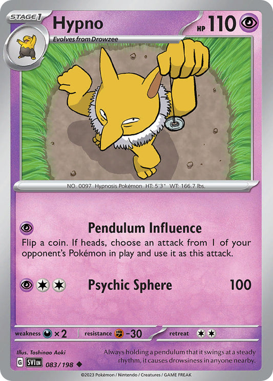 Hypno - SVI 083/198 (Reverse Holofoil)