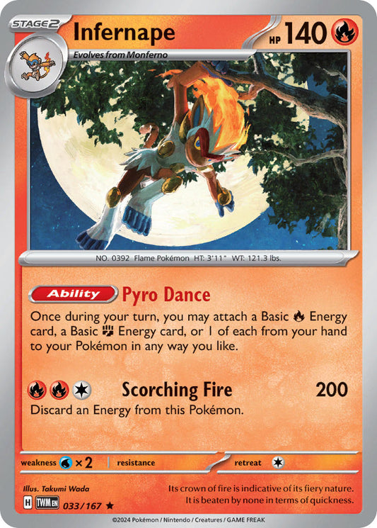 Infernape - TWM 033/167 (Reverse Holofoil)