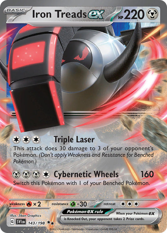 Iron Treads ex  - SVI 143/198 (Holofoil)