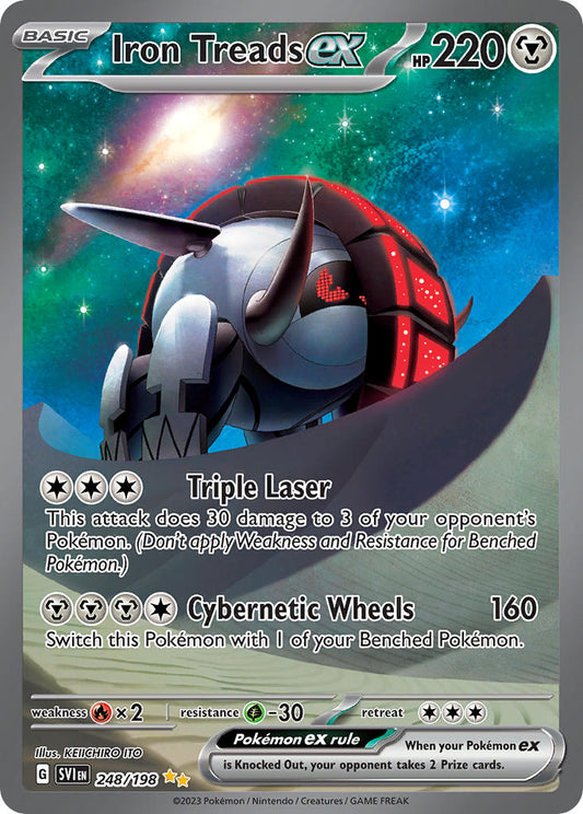 Iron Treads ex  - SVI 248/198 (Holofoil)