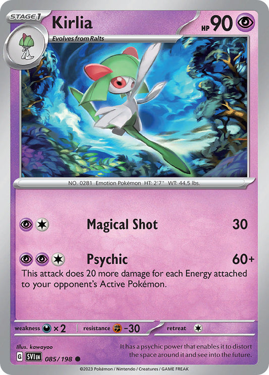 Kirlia  - SVI 085/198 (Reverse Holofoil)