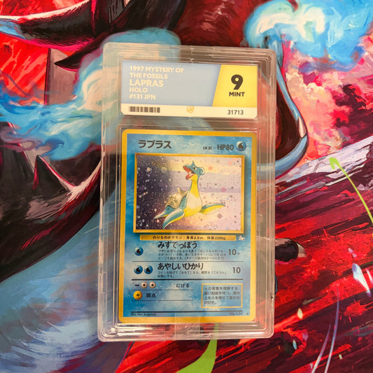 Lapras - 1997 Pokemon Mystery of the Fossils - ACE 9 (Holofoil) (Japanese)