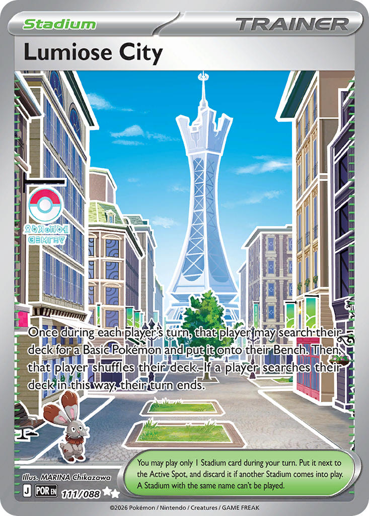 Lumiose City - POR 111/088 (Holofoil)