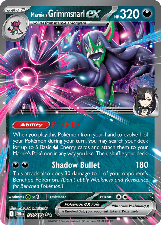 Marnies Grimmsnarl ex - DRI 136/182 (Holofoil)