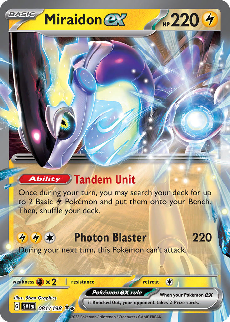 Miraidon ex  - SVI 081/198 (Holofoil)