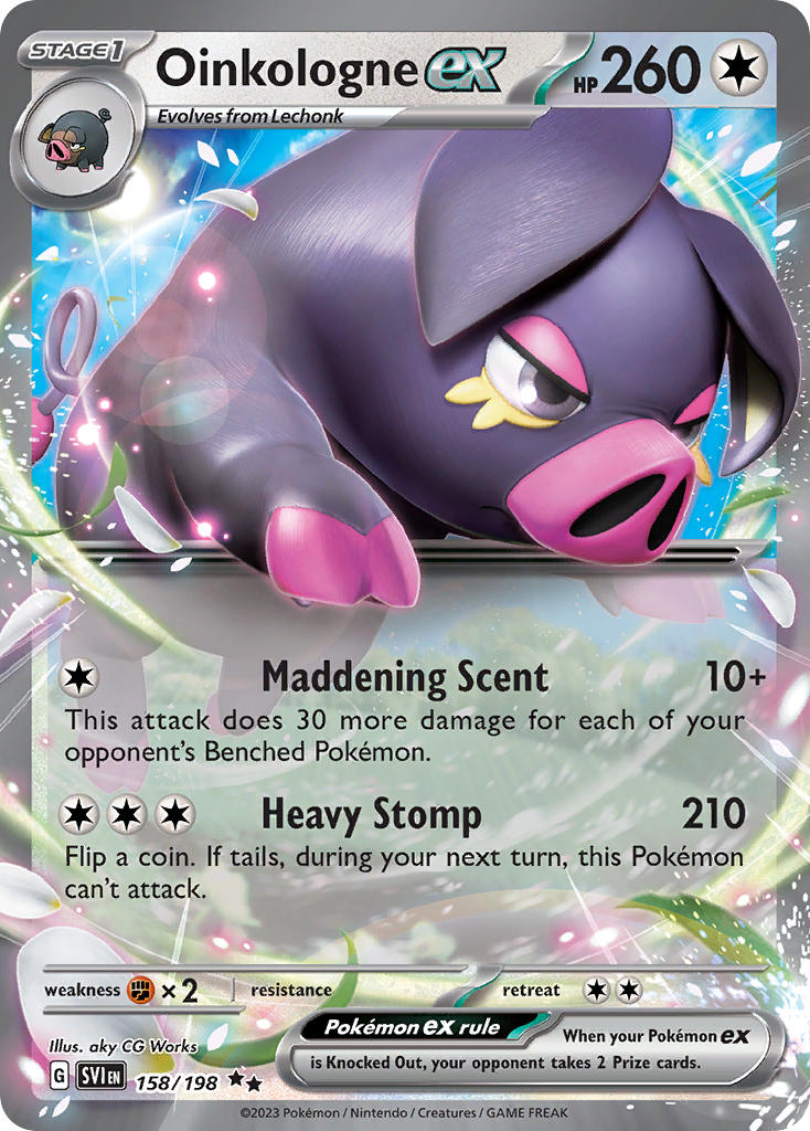 Oinkologne ex  - SVI 158/198 (Holofoil)