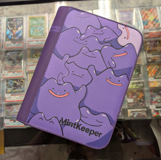 Hand Painted VaultX 9 Pocket Zip Binder - Ditto Ditto Ditto