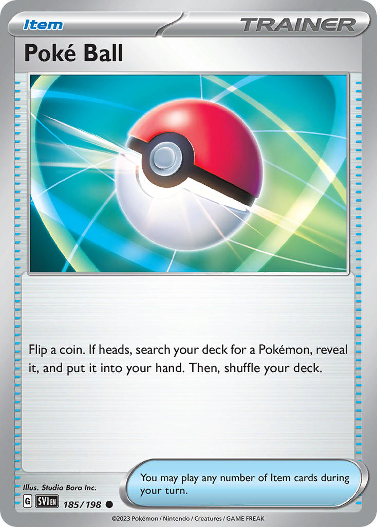 Poke Ball - SVI 185/198 (Reverse Holofoil)