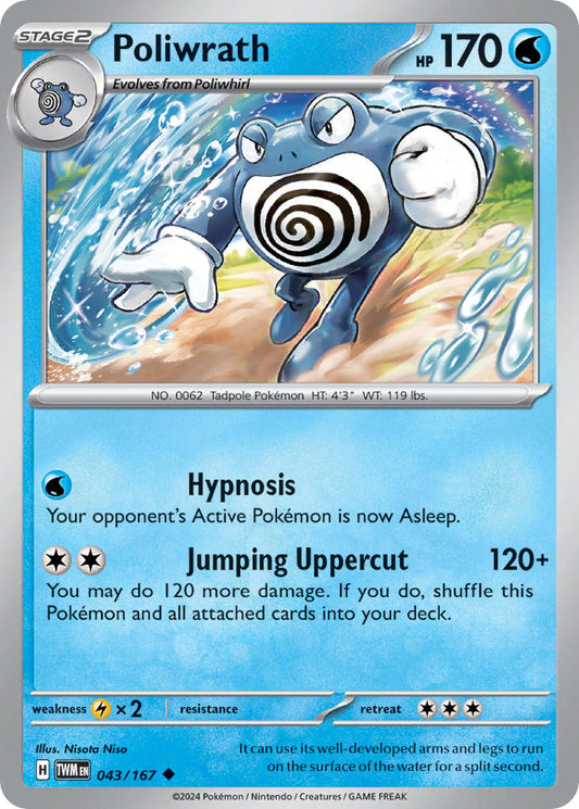 Poliwrath - TWM 043/167 (Reverse Holofoil)
