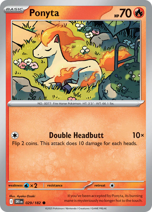 Ponyta - DRI 029/182 (Reverse Holofoil)