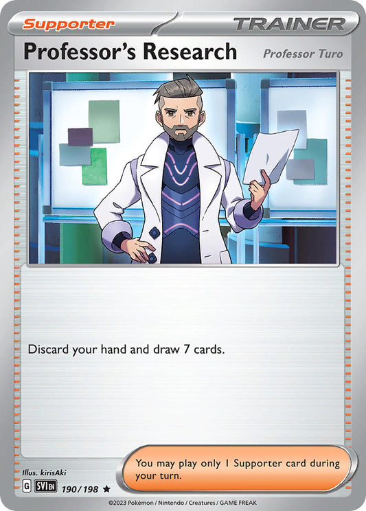 Professors Research Professor Turo  - SVI 190/198 (Holofoil)