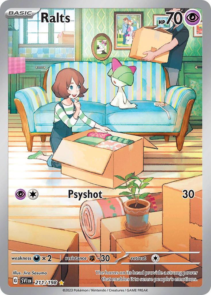 Ralts  - SVI 211/198 (Holofoil)