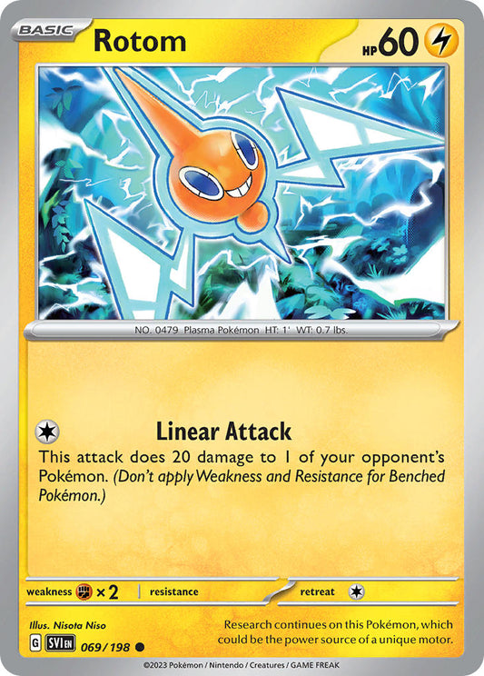 Rotom  - SVI 069/198 (Reverse Holofoil)