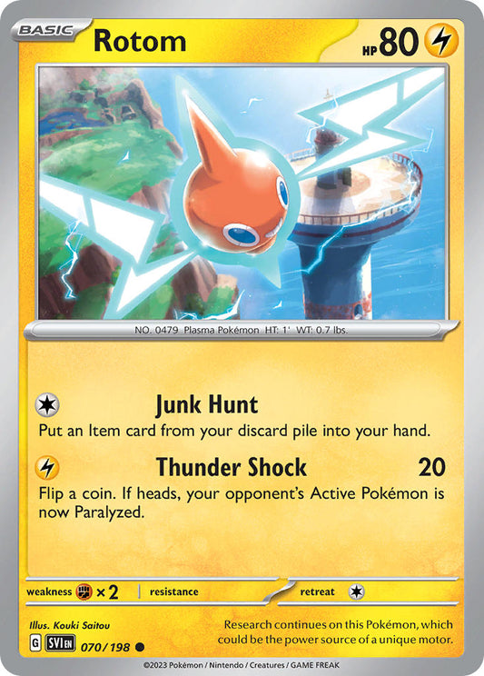 Rotom  - SVI 070/198 (Reverse Holofoil)