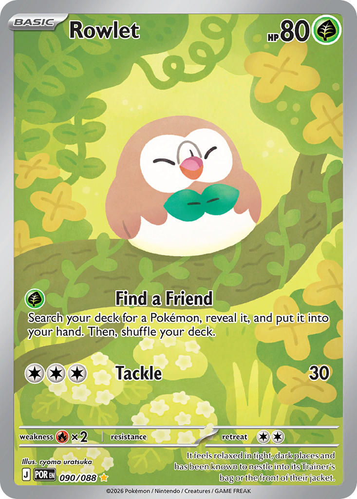 Rowlet - POR 090/088 (Holofoil)