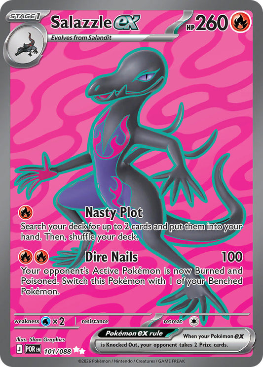 Salazzle ex - POR 101/088 (Holofoil)