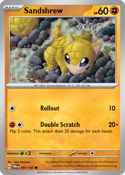 Sandshrew - TWM 097/167 (Reverse Holofoil)