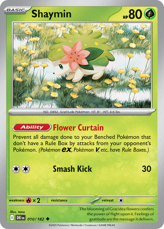 Shaymin  - DRI 010/182 (Reverse Holofoil)