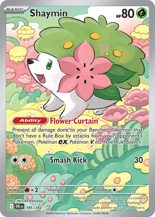 Shaymin  - DRI 185/182 (Holofoil)
