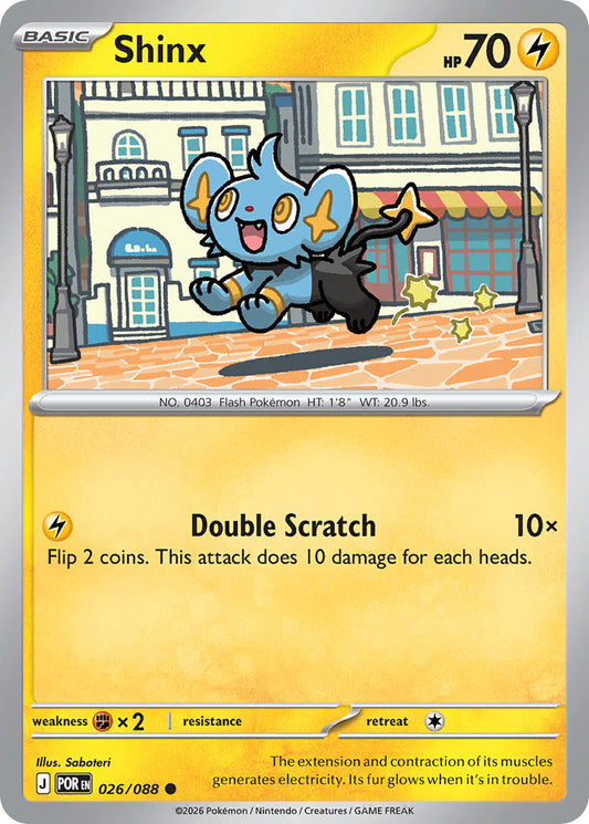 Shinx - POR 026/088 (Reverse Holofoil)
