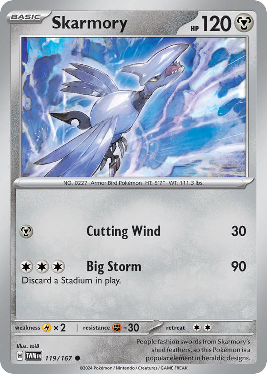 Skarmory - TWM 119/167 (Reverse Holofoil)