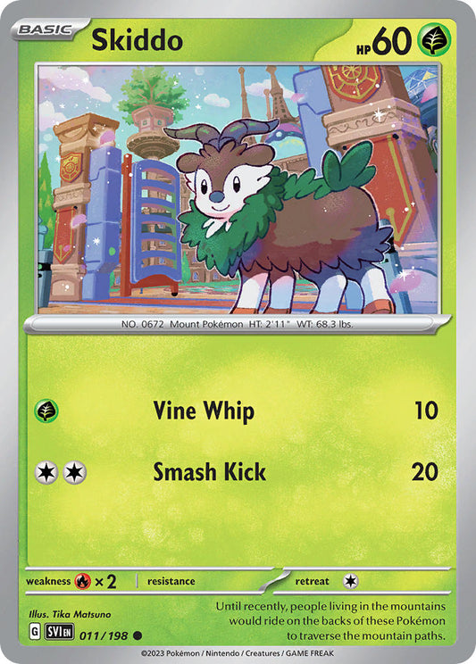 Skiddo - SVI 011/198 (Reverse Holofoil)