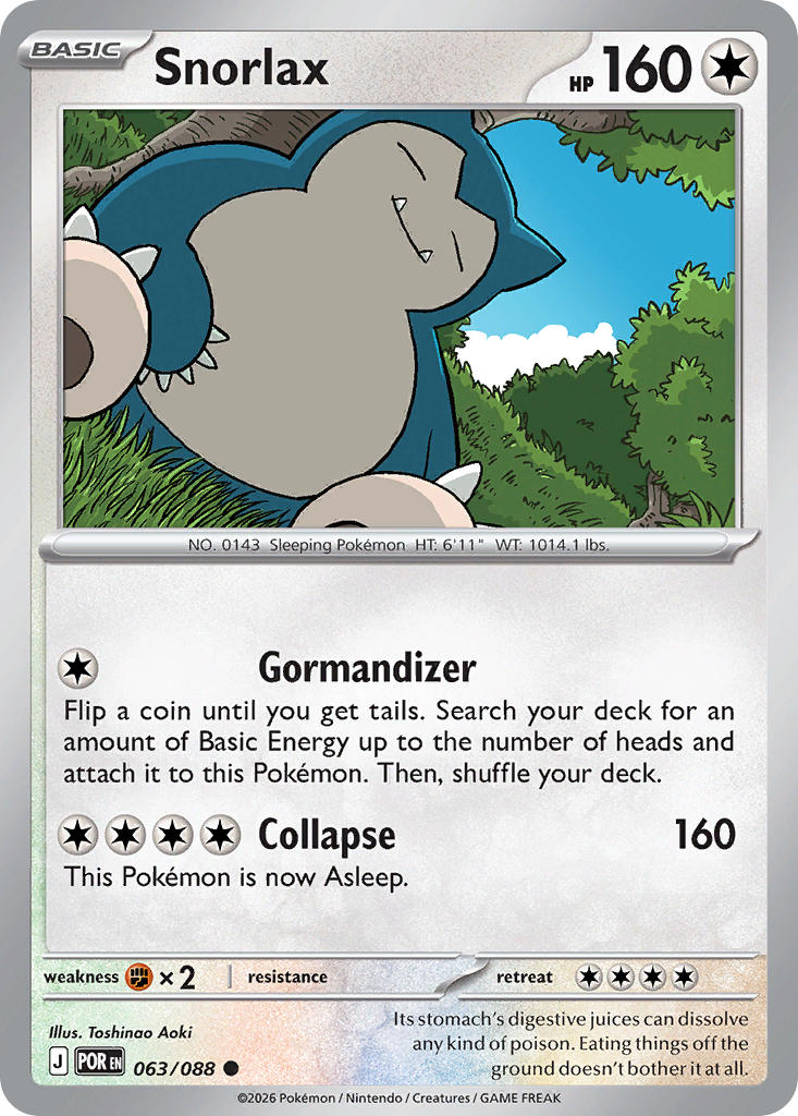 Snorlax - POR 063/088