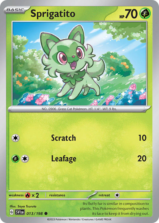 Sprigatito - SVI 013/198 (Reverse Holofoil)