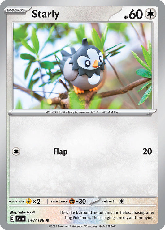 Starly  - SVI 148/198 (Reverse Holofoil)