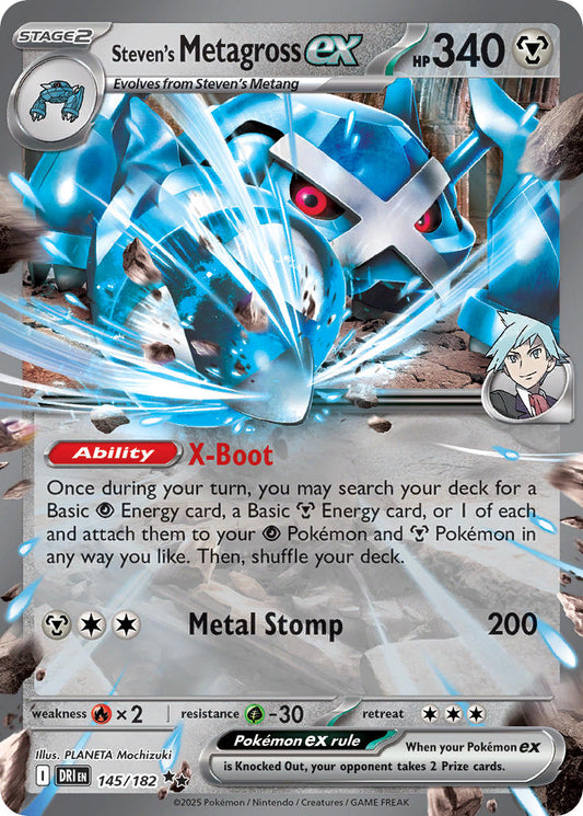 Stevens Metagross ex - DRI 145/182 (Holofoil)