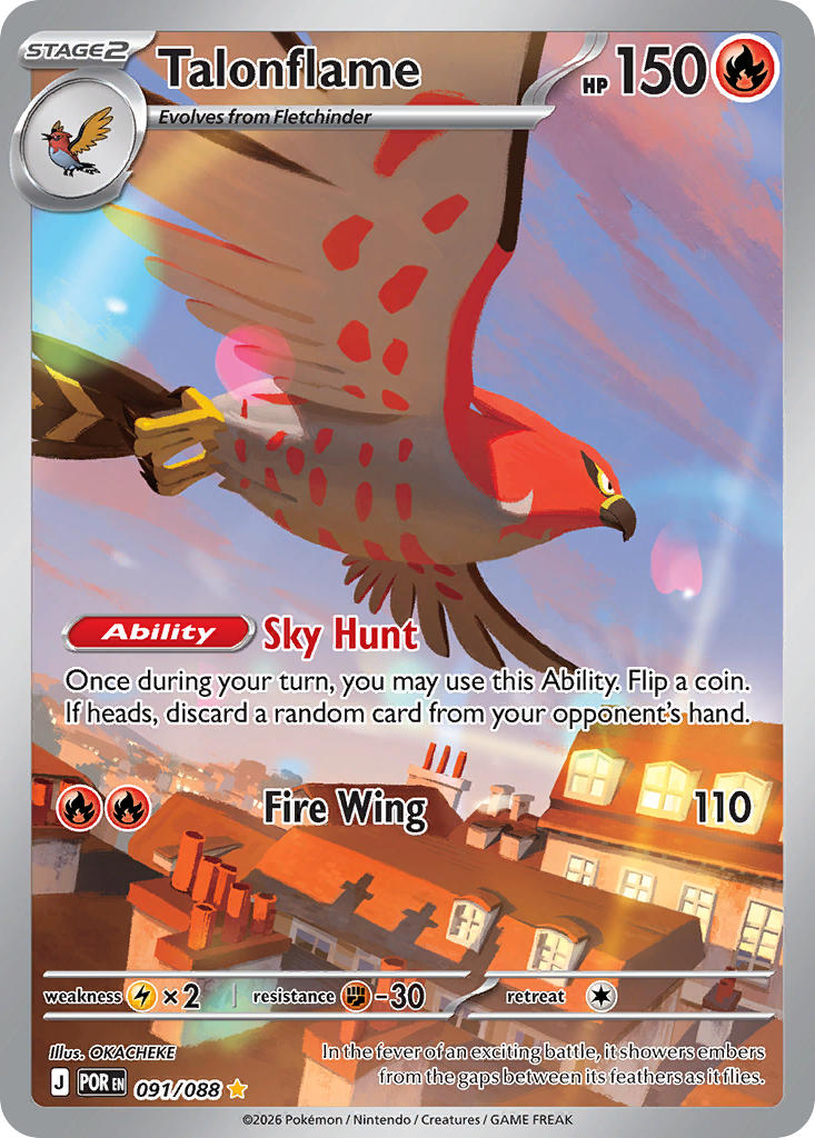 Talonflame - POR 091/088 (Holofoil)