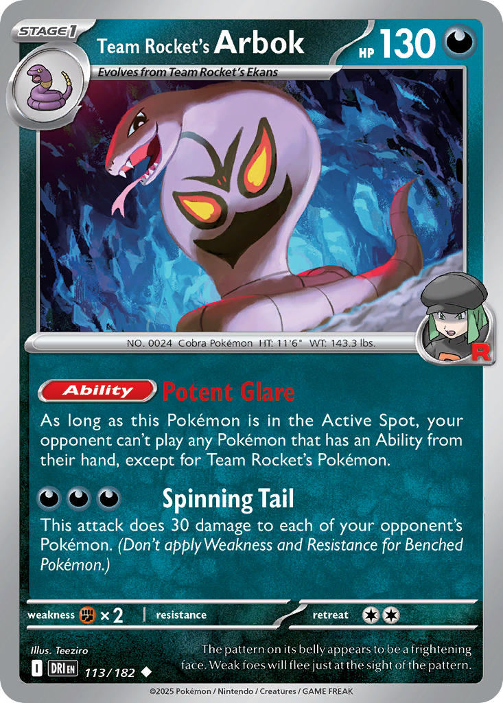 Team Rockets Arbok - DRI 113/182