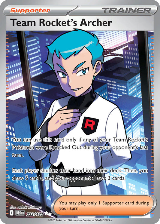 Team Rockets Archer  - DRI 223/182 (Holofoil)
