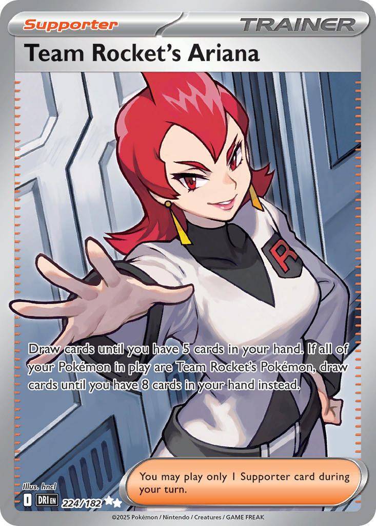 Team Rockets Ariana  - DRI 224/182 (Holofoil)