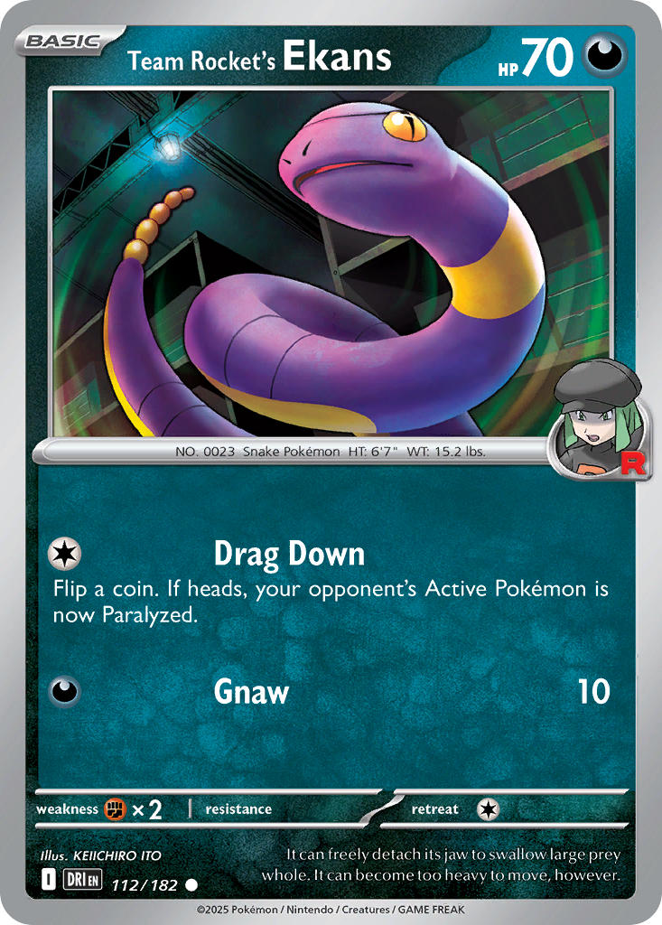 Team Rockets Ekans - DRI 112/182