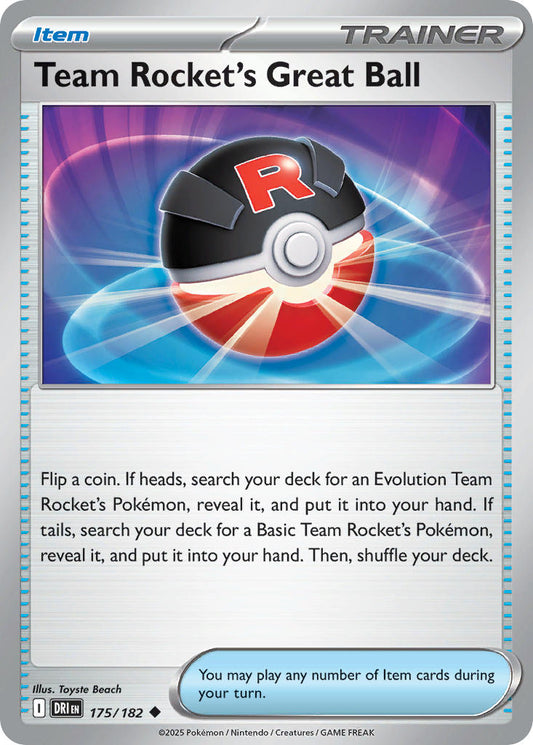 Team Rockets Great Ball - DRI 175/182