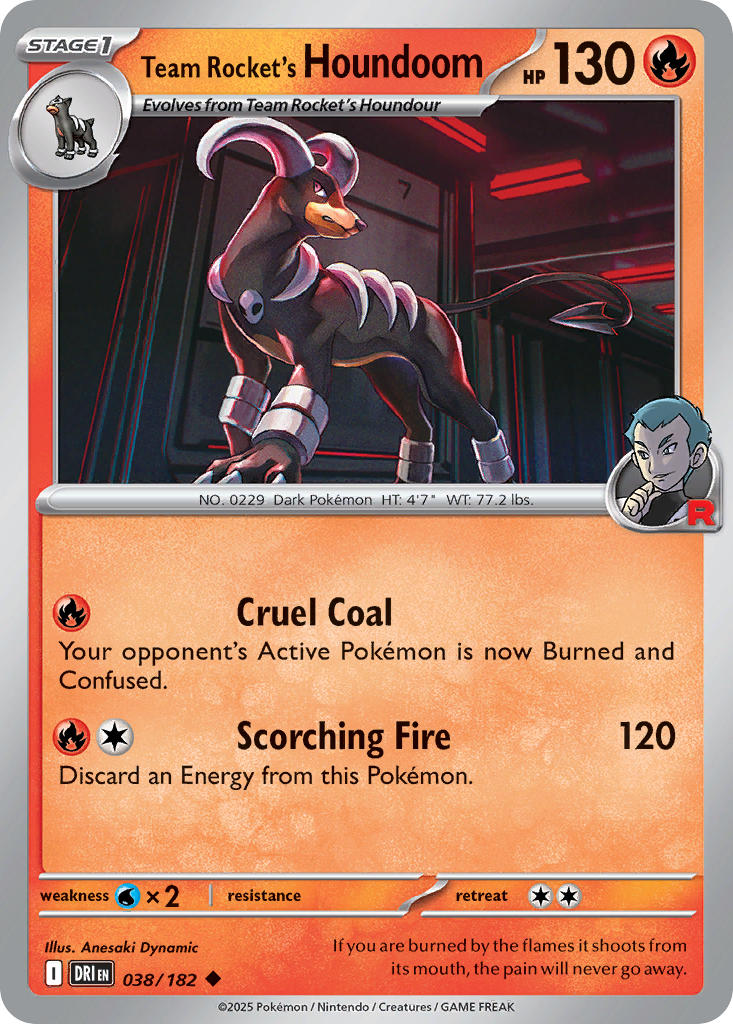 Team Rockets Houndoom  - DRI 038/182