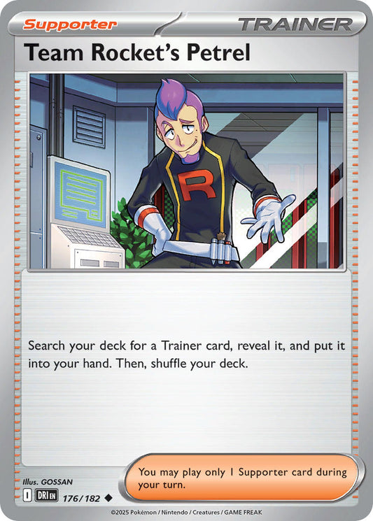 Team Rockets Petrel  - DRI 176/182 (Reverse Holofoil)