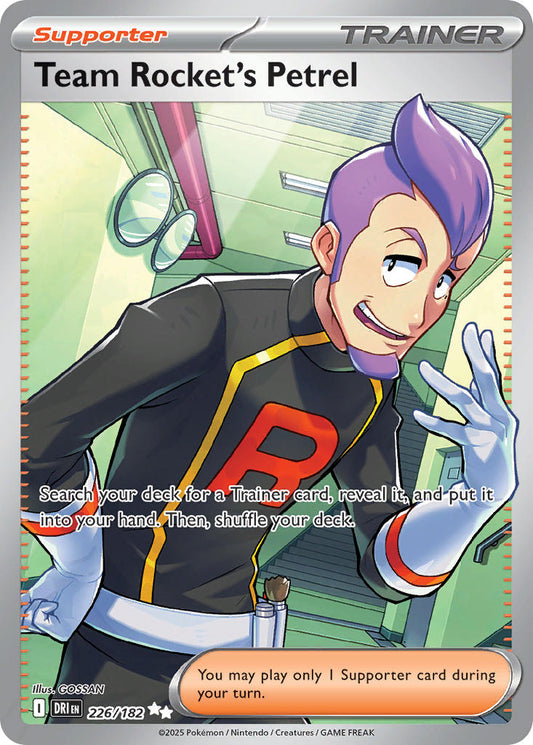 Team Rockets Petrel  - DRI 226/182 (Holofoil)