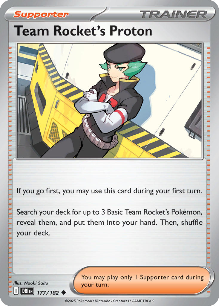 Team Rockets Proton  - DRI 177/182 (Reverse Holofoil)