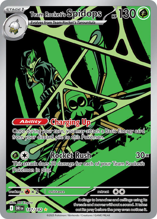 Team Rockets Spidops  - DRI 187/182 (Holofoil)