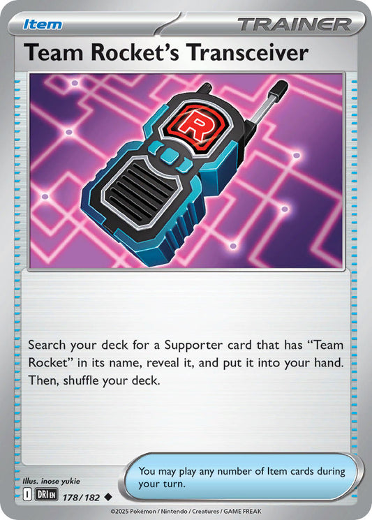 Team Rockets Transceiver - DRI 178/182 (Reverse Holofoil)